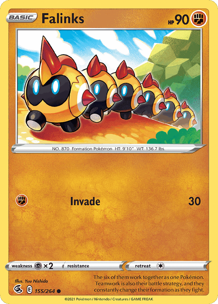Falinks #155 from Fusion Strike - Common - Illustrated by Yuu Nishida