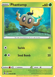 Phantump Pokémon TCG card art