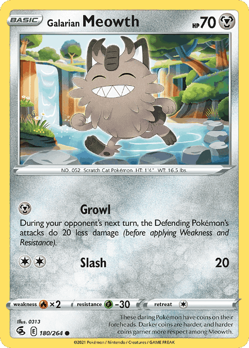Galarian Meowth 180, Fusion Strike
