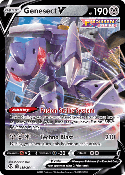 Genesect V 185, Fusion Strike