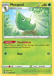 Metapod Pokémon TCG card art