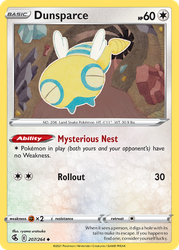 Dunsparce 207, Fusion Strike