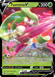 Tsareena V Pokémon TCG card art