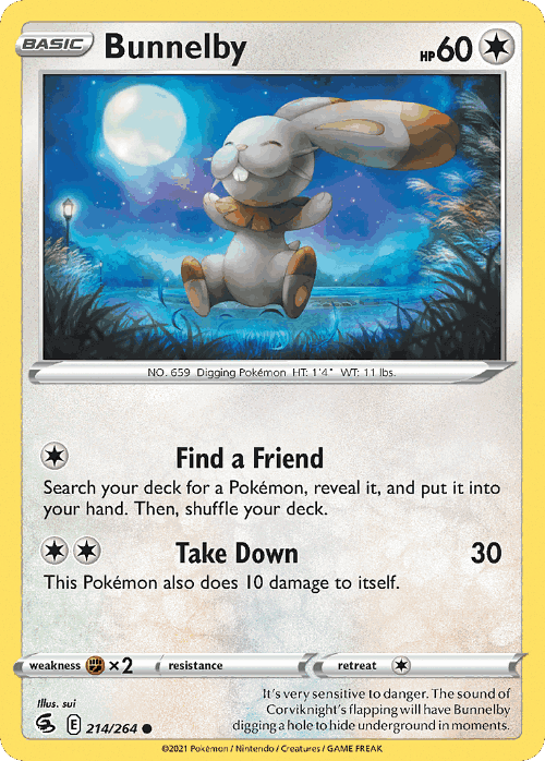 Bunnelby 214, Fusion Strike