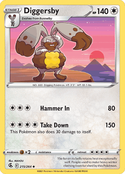 Diggersby 215, Fusion Strike