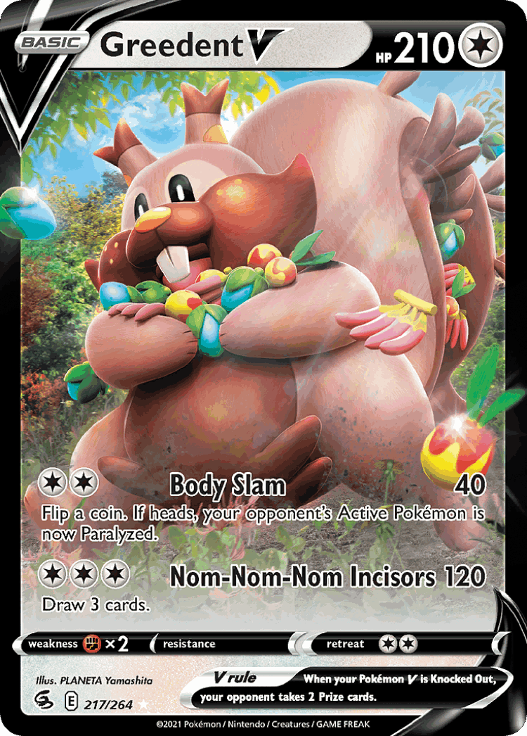 Greedent V cover card