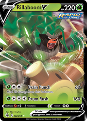 Rillaboom V Pokémon TCG card art
