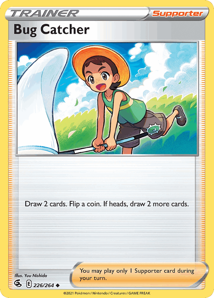Bug Catcher #226 from Fusion Strike - Uncommon - Illustrated by Yuu Nishida