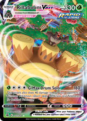 Rillaboom VMAX Pokémon TCG card art