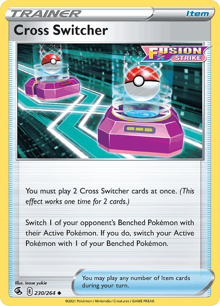 Cross Switcher #230 from Fusion Strike - Uncommon - Illustrated by inose yukie