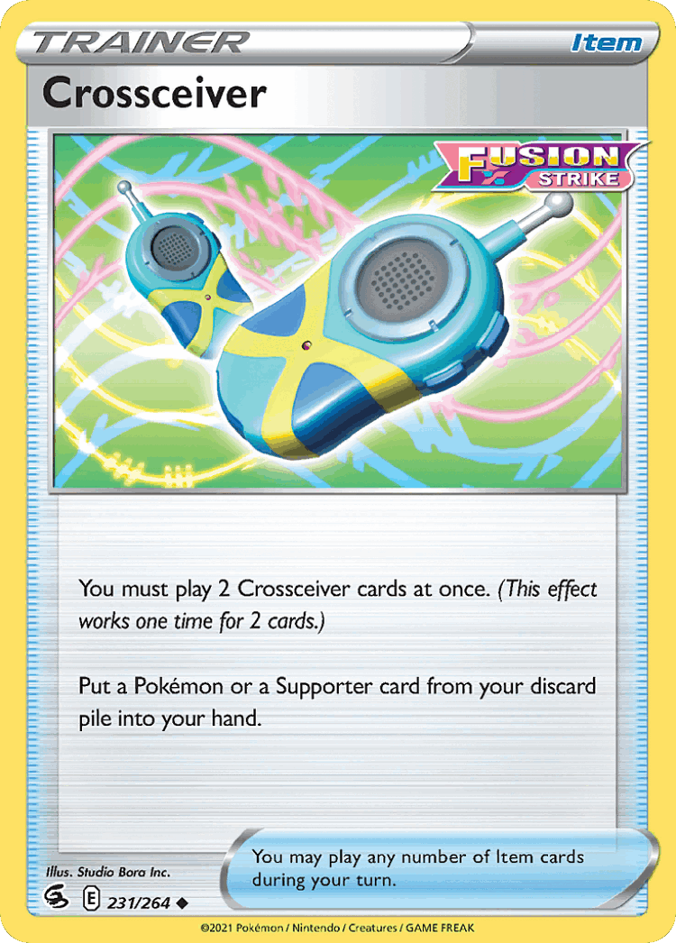 Crossceiver #231 from Fusion Strike - Uncommon - Illustrated by Studio Bora Inc.