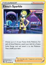 Elesa's Sparkle 233, Fusion Strike