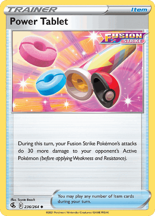 Power Tablet 236, Fusion Strike