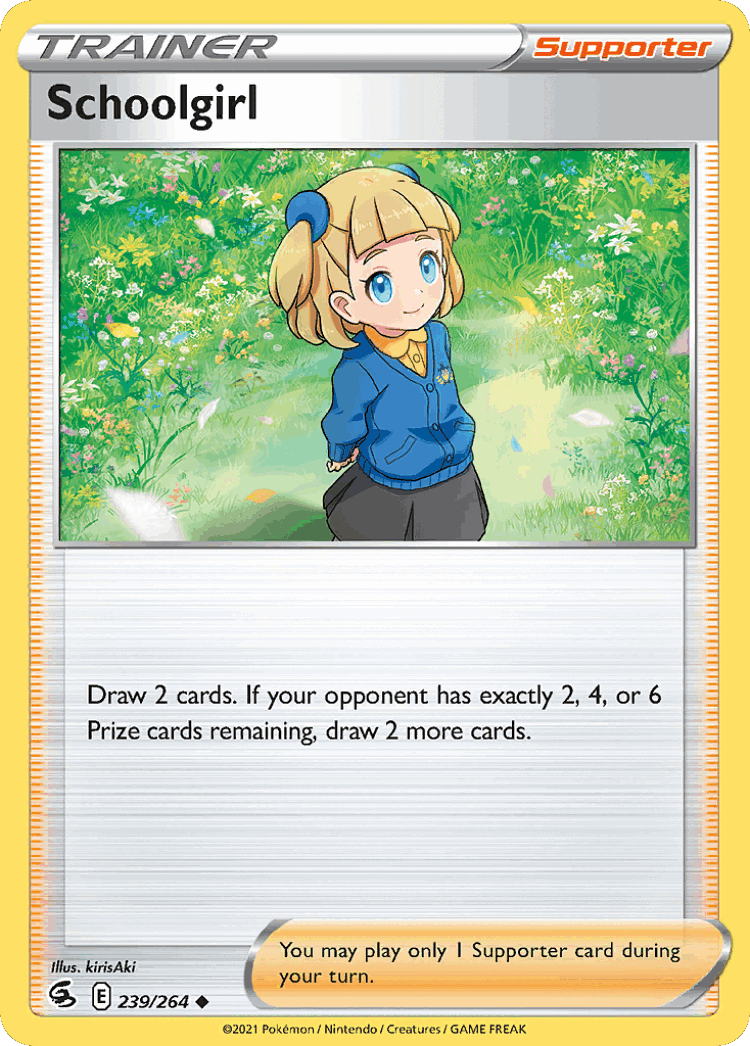Schoolgirl #239 from Fusion Strike - Uncommon - Illustrated by kirisAki
