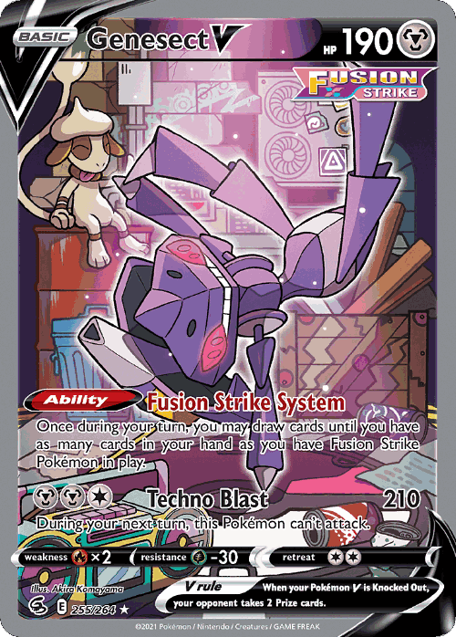 Genesect V 255, Fusion Strike