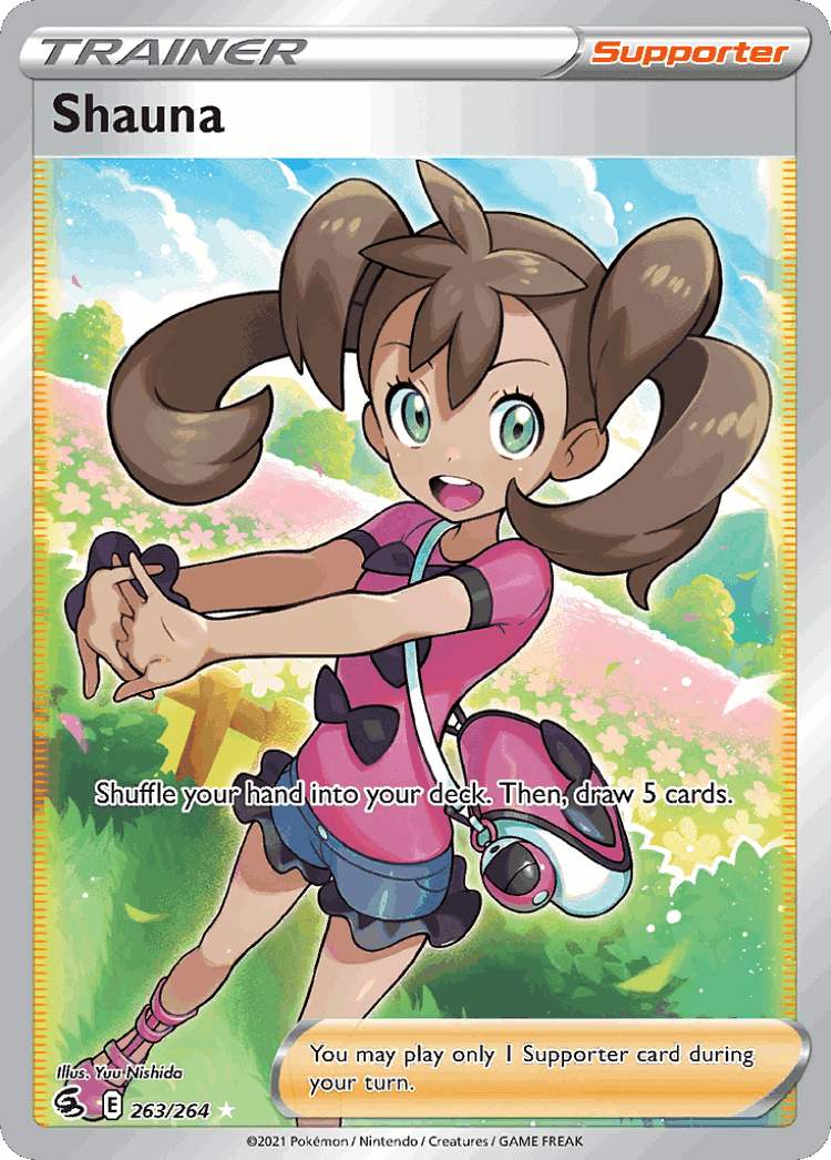 Shauna #263 from Fusion Strike - Rare Ultra - Illustrated by Yuu Nishida