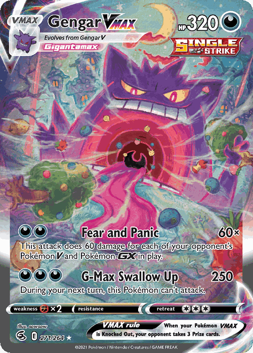 Gengar VMAX card art