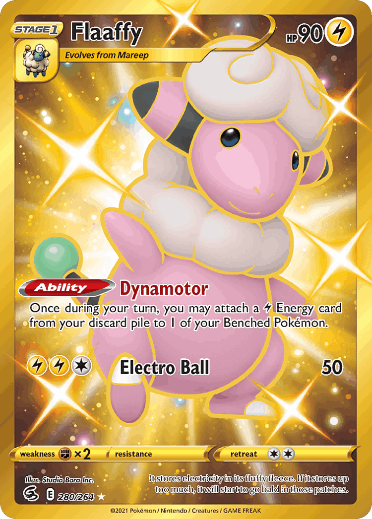 Flaaffy #280 from Fusion Strike - Rare Secret - Illustrated by Studio Bora Inc.