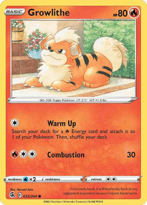 Growlithe 32, Fusion Strike