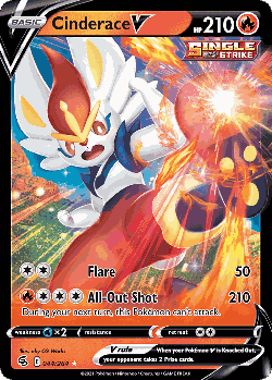 Cinderace V 44, Fusion Strike