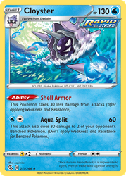 Cloyster 51, Fusion Strike
