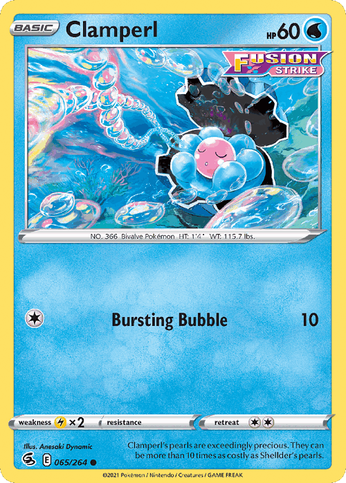 Clamperl 65, Fusion Strike