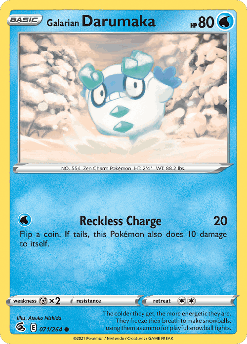 Galarian Darumaka 71, Fusion Strike