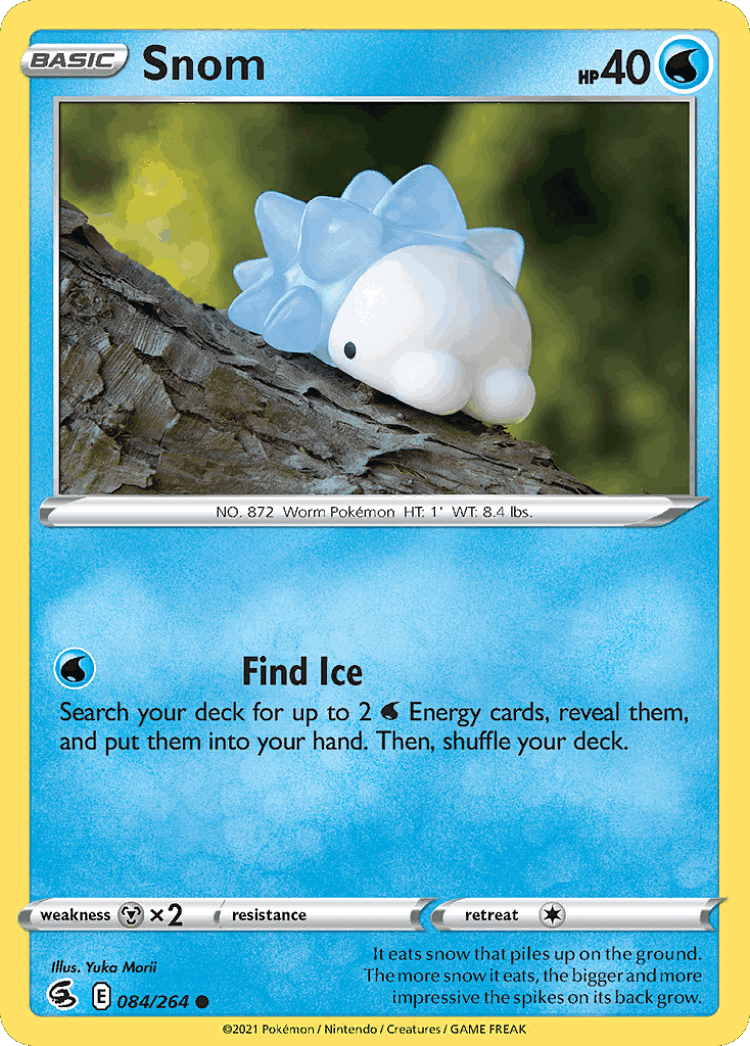 Snom #84 from Fusion Strike - Common - Illustrated by Yuka Morii