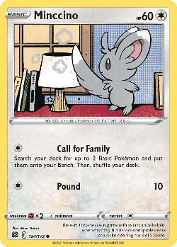 Minccino 124, Brilliant Stars