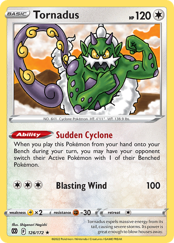 Tornadus 126, Brilliant Stars