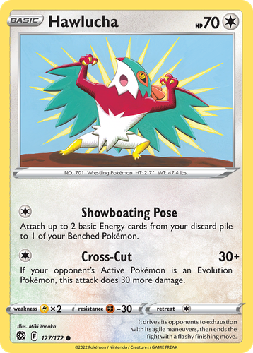Hawlucha 127, Brilliant Stars