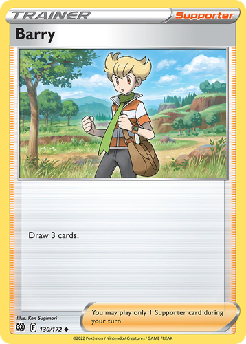 Barry #130 from Brilliant Stars - Uncommon - Illustrated by Ken Sugimori