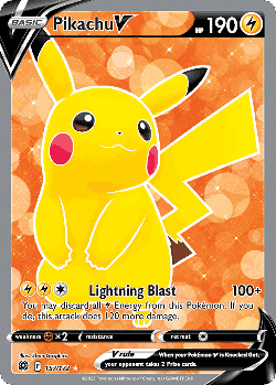 Pikachu V 157, Brilliant Stars