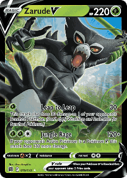 Zarude V Pokémon TCG card art