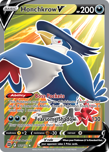 Honchkrow V 161, Brilliant Stars