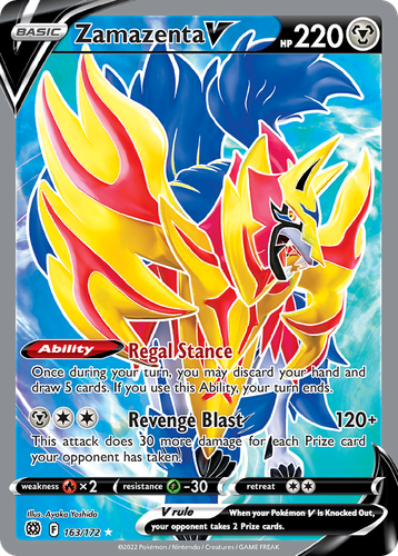 Zamazenta V 163, Brilliant Stars