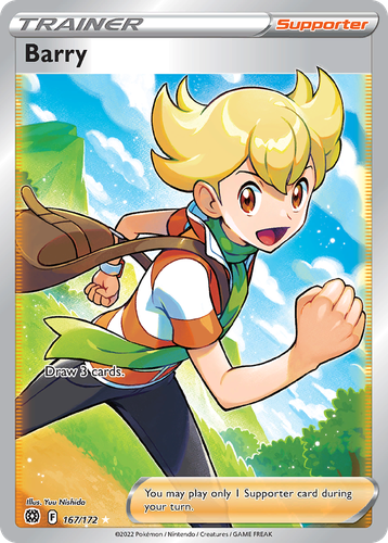 Barry #167 from Brilliant Stars - Rare Ultra - Illustrated by Yuu Nishida