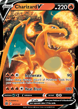 Charizard V Pokémon TCG card art