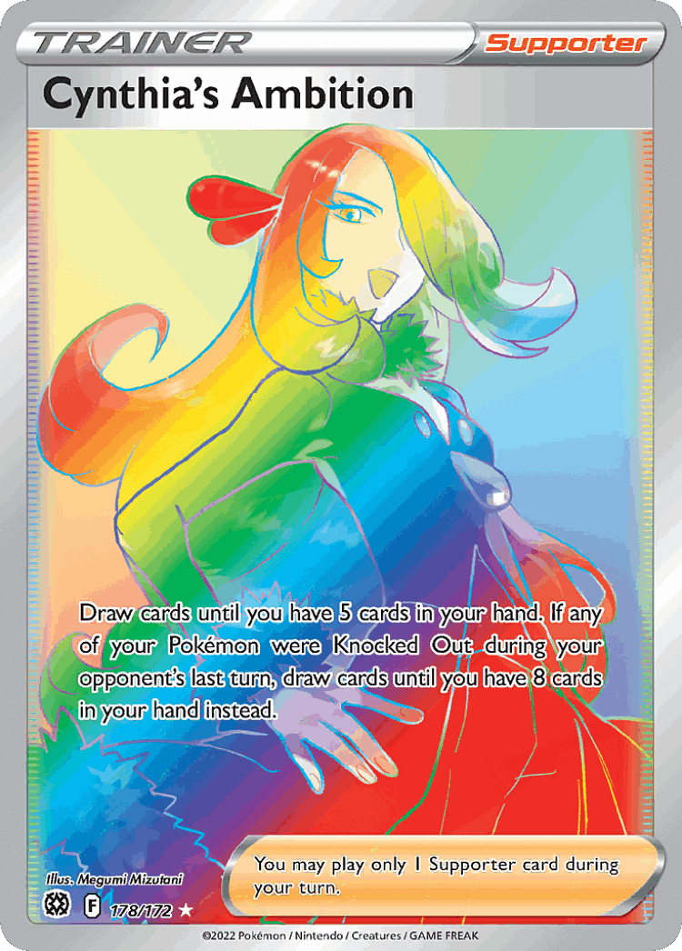 Cynthia's Ambition #178 from Brilliant Stars - Rare Rainbow - Illustrated by Megumi Mizutani