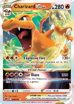 Charizard VSTAR Pokémon TCG card art