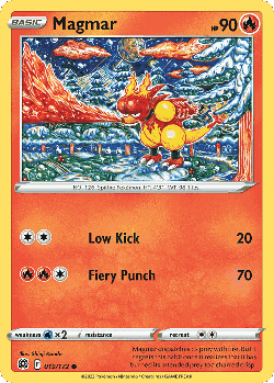 Magmar Pokémon TCG card art
