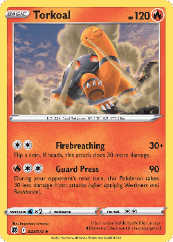Torkoal Pokémon TCG card art