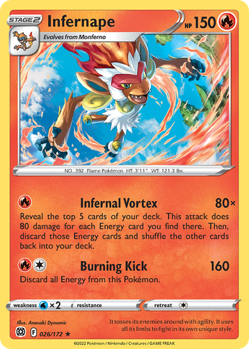 Infernape 26, Brilliant Stars