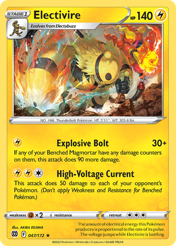 Electivire 47, Brilliant Stars