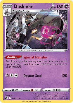 Dusknoir 62, Brilliant Stars