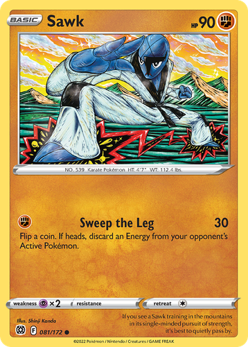 Sawk #81 from Brilliant Stars - Common - Illustrated by Shinji Kanda