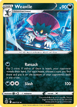 Weavile 87, Brilliant Stars