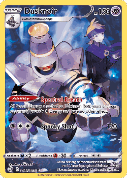 Dusknoir Pokémon TCG card art