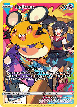 Dedenne Pokémon TCG card art