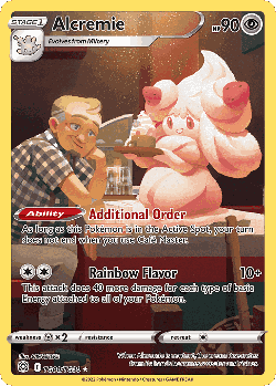 Alcremie Pokémon TCG card art
